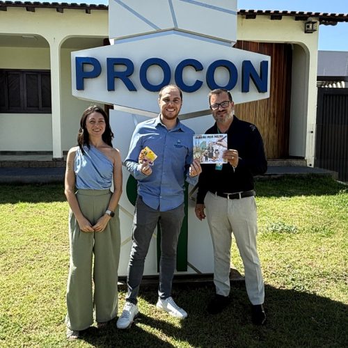 Procon de Guarapuava realiza visita técnica ao Procon de Campo Mourão e destaca intercâmbio de experiências
