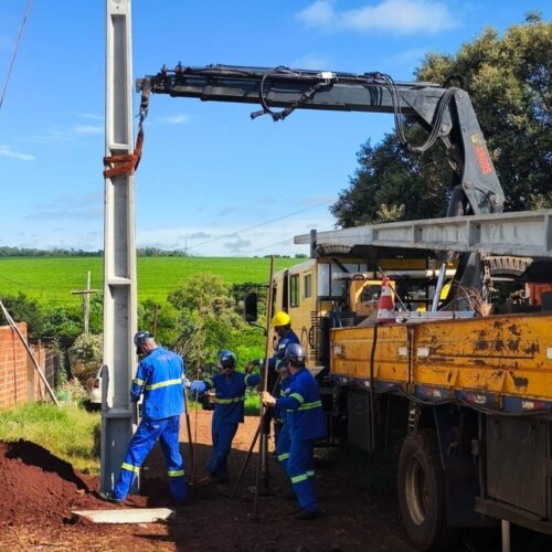 Concluída a instalação de energia elétrica no Residencial Alcântara em Campo Mourão