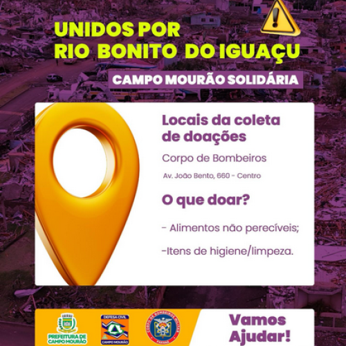Rio Bonito do Iguaçu Precisa de Ajuda Após Tornado; Doações em Campo Mourão