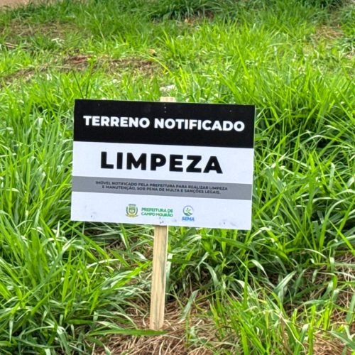 Prefeitura elabora cronograma de notificações para limpeza de terrenos baldios