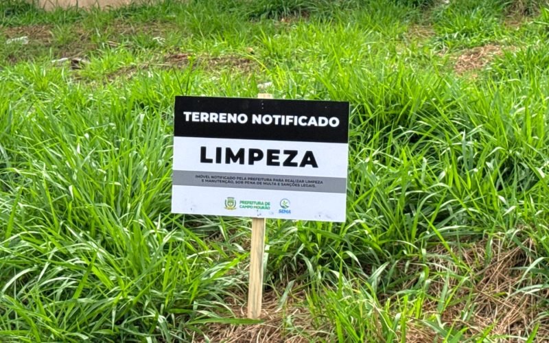 Prefeitura elabora cronograma de notificações para limpeza de terrenos baldios