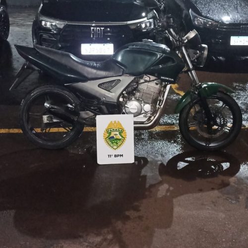 Homem é preso com moto feita Adulteração de Sinal Identificador