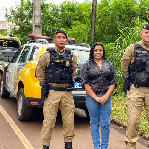 POLICIAIS DO 11º BATALHÃO SALVAM SENHORA ARRASTADA POR ENXURRADA EM CAMPO MOURÃO