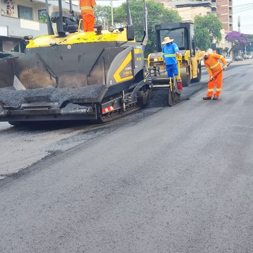 Recape garante mais tempo de vida útil à malha asfáltica na área central de Campo Mourão