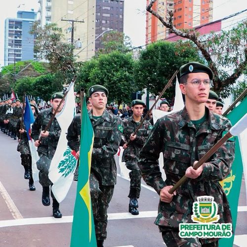Campo Mourão celebra o Dia da Independência com desfile cívico