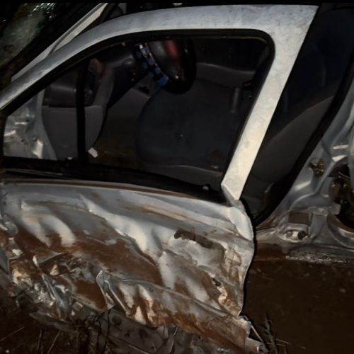 Bebê sobrevive a grave acidente entre Campo Mourão e Luiziana na PR-487