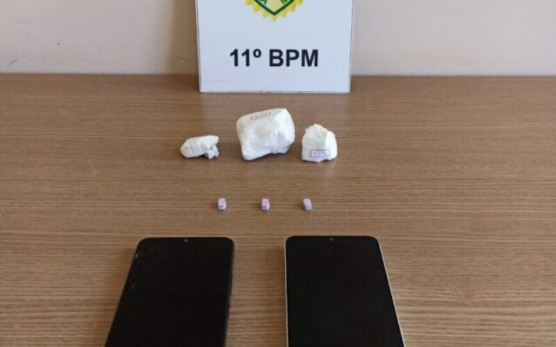Homem é preso com pasta base de cocaína e ecstasy no Centro de Campo Mourão