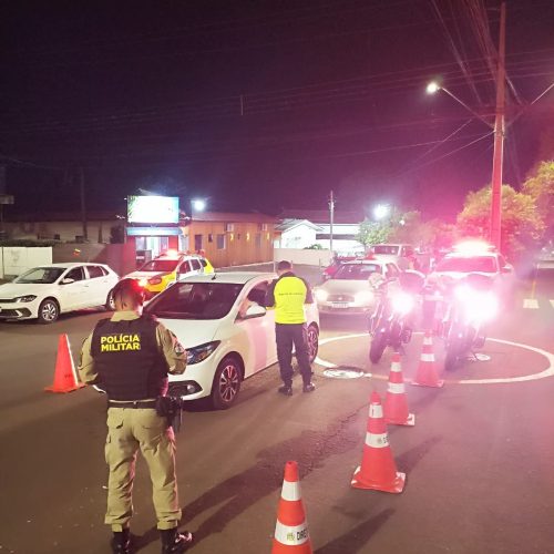 Operação Lei Seca intensifica fiscalização e resulta em apreensões em Campo Mourão