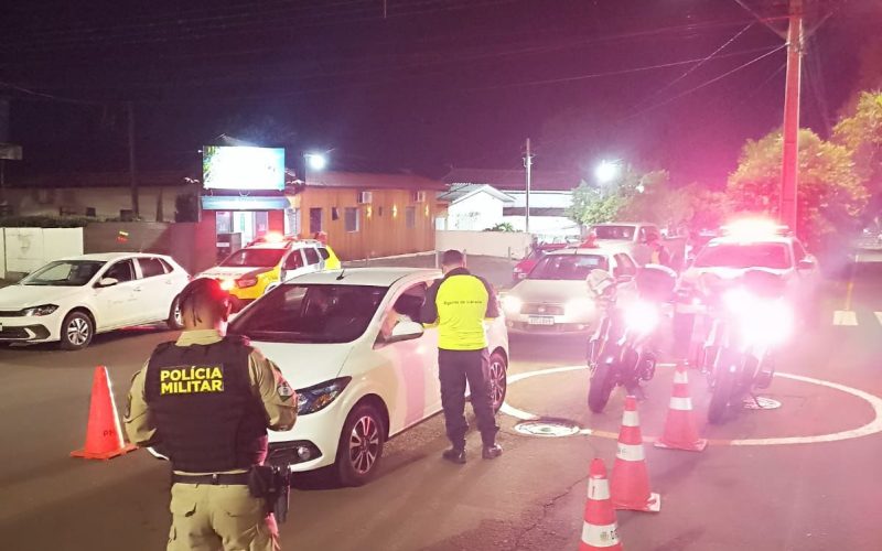 Operação Lei Seca intensifica fiscalização e resulta em apreensões em Campo Mourão