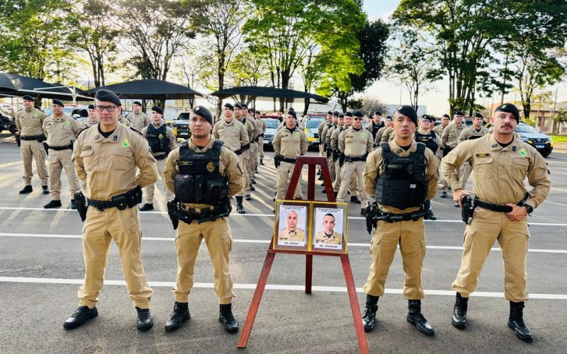 11º Batalhão da PM homenageia policiais militares em solenidade de “Destaque do Mês” em Campo Mourão