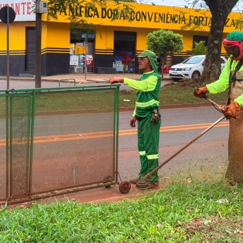 Prefeitura intensifica ações de limpeza urbana e combate a focos de doenças em Campo Mourão