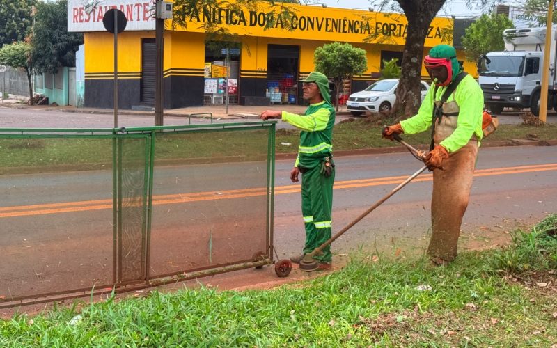 Prefeitura intensifica ações de limpeza urbana e combate a focos de doenças em Campo Mourão