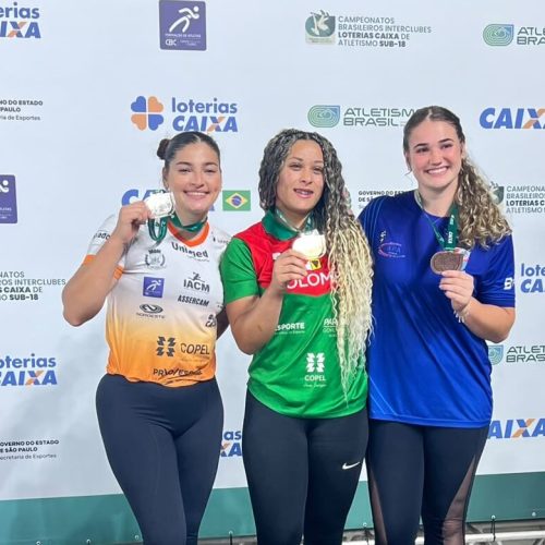Atletismo de Campo Mourão conquista seis medalhas e termina Brasileiro Sub-18 em 4º lugar