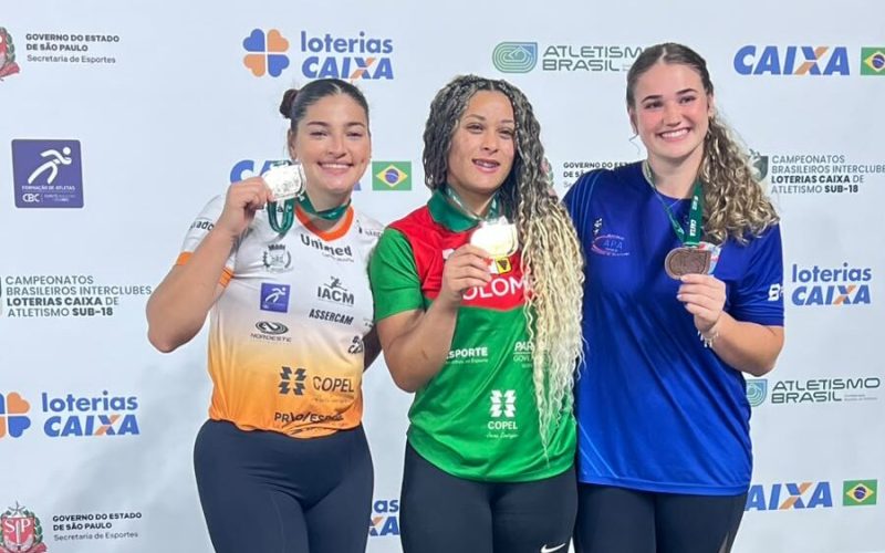 Atletismo de Campo Mourão conquista seis medalhas e termina Brasileiro Sub-18 em 4º lugar