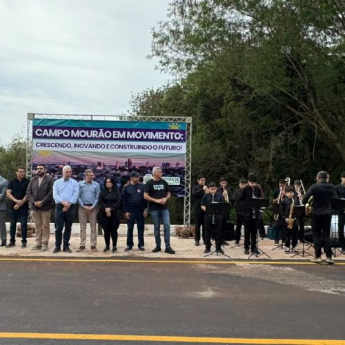 Campo Mourão inaugura nova ponte e amplia segurança na ligação entre três bairros