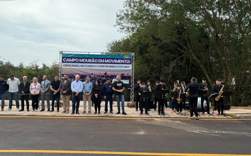 Campo Mourão inaugura nova ponte e amplia segurança na ligação entre três bairros