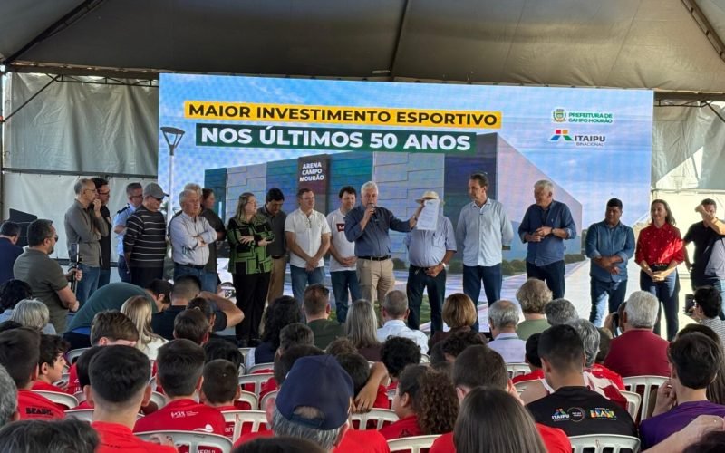 Campo Mourão e Itaipu anunciam R$ 20 milhões para construção de Arena Multiuso