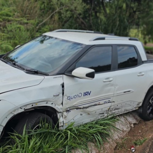 Colisão na BR-487 deixa um ferido leve em Campo Mourão