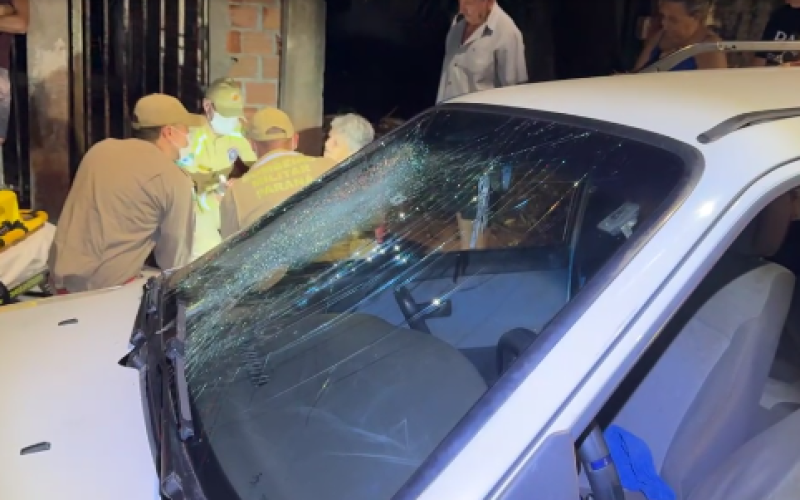 Idosa de 72 anos fica ferida após ser atropelada na Avenida das Torres, em Campo Mourão