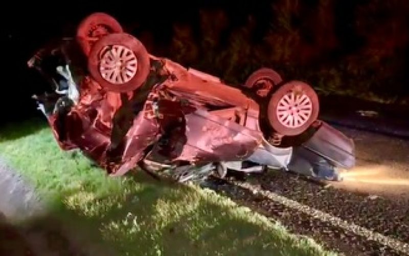 Acidente grave na PR-317 deixa casal ferido próximo a Engenheiro Beltrão