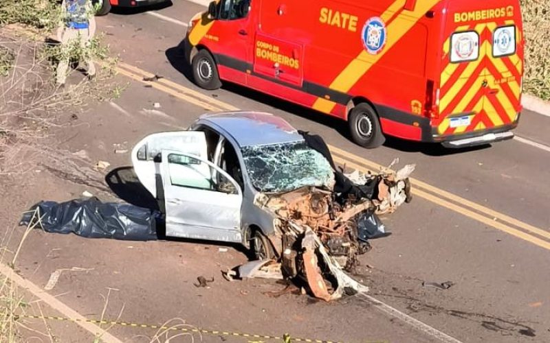 Duas Pessoas Morrem em Grave Acidente na BR-487, a Estrada Boiadeira