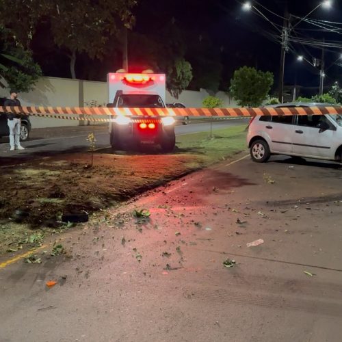 Jovem de 24 anos morre em grave acidente no centro de Campo Mourão