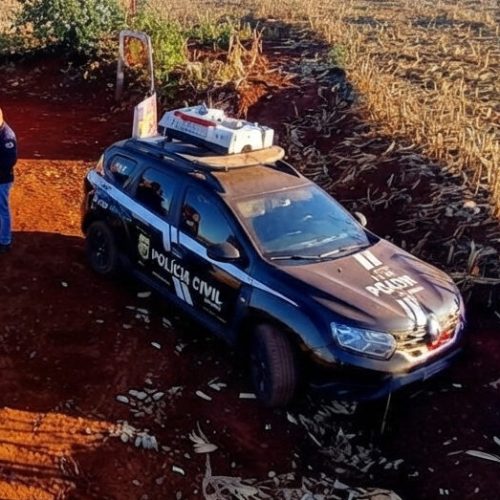 Delegada e policial civil ficam feridos após viatura bater contra barranco durante perseguição em Engenheiro Beltrão