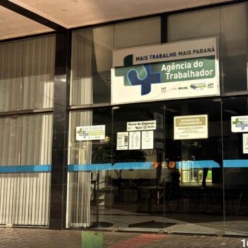 Agência do Trabalhador de Campo Mourão registra recorde com 623 vagas de emprego disponíveis