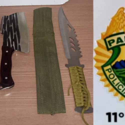 Homem é Preso por Ameaça a Transeuntes no Centro de Peabiru