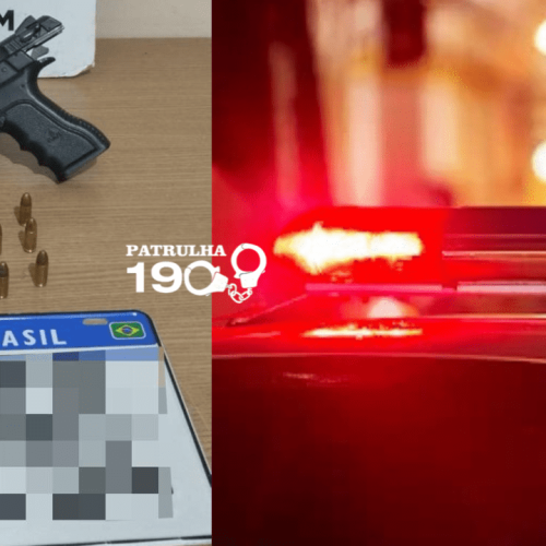 Homem é preso após tiroteio no bairro Tropical I em Campo Mourão