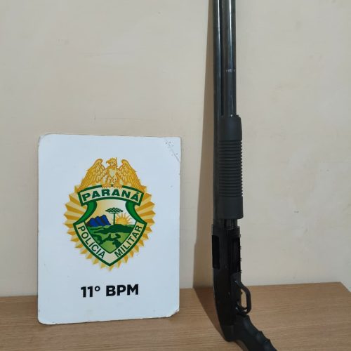 Homem é preso por ameaça com espingarda em Campo Mourão
