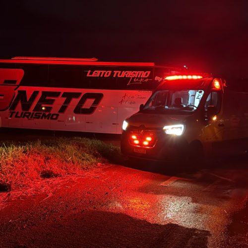 Polícias realizam cerco a assaltantes de ônibus na BR-369 após perseguição e disparos