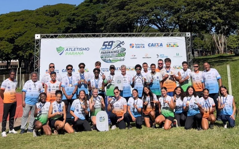 Atletismo de Campo Mourão conquista título geral do Campeonato Paranaense Sub-20