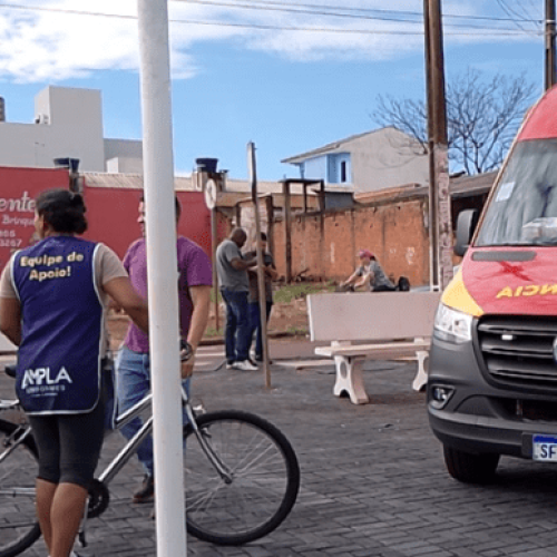 Venezuelana foi atropelada no trânsito de Campo Mourão na manhã desta sexta-feira