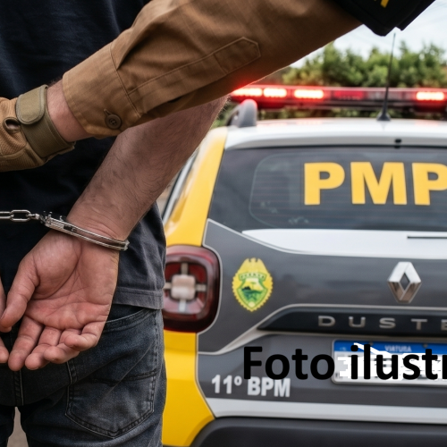 Homem é preso em Barbosa Ferraz por ameaçar ex-companheira e descumprir medida protetiva