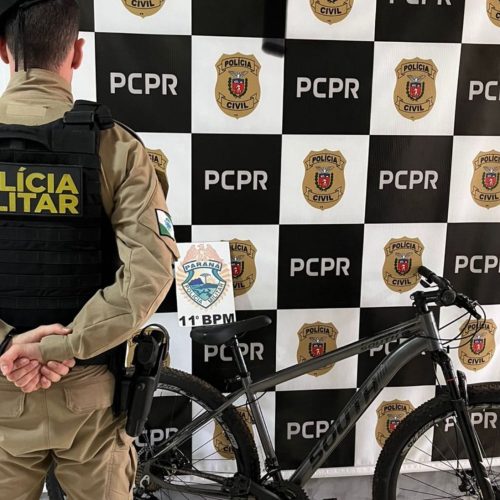 PM recupera bicicleta furtada em Engenheiro Beltrão