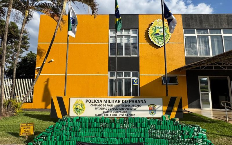 Adolescente é Apreendido com 408 kg de Maconha em Maringá