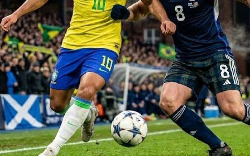 Samba vs. Kilt: O duelo histórico entre Brasil e Escócia que esconde mistérios, tabus e um “fantasma” de Copa do Mundo