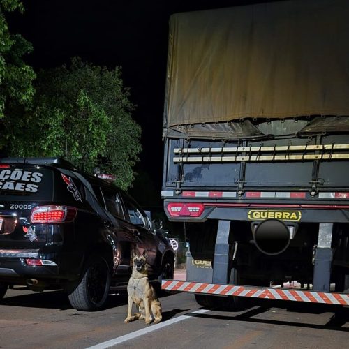 PM recupera semirreboque roubado em posto de combustíveis em Campo Mourão