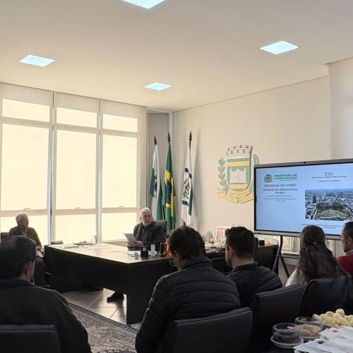 Prefeitura apresenta projeto “Campo Mourão Mais Forte” a vereadores e entidades parceiras