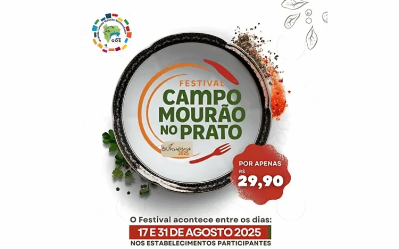 Campo Mourão no Prato: Festival Gastronômico de Inverno Agita a Cidade a partir de Domingo