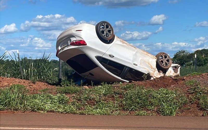 Acidente mobiliza equipes de socorro na rodovia entre Quinta do Sol e Fênix