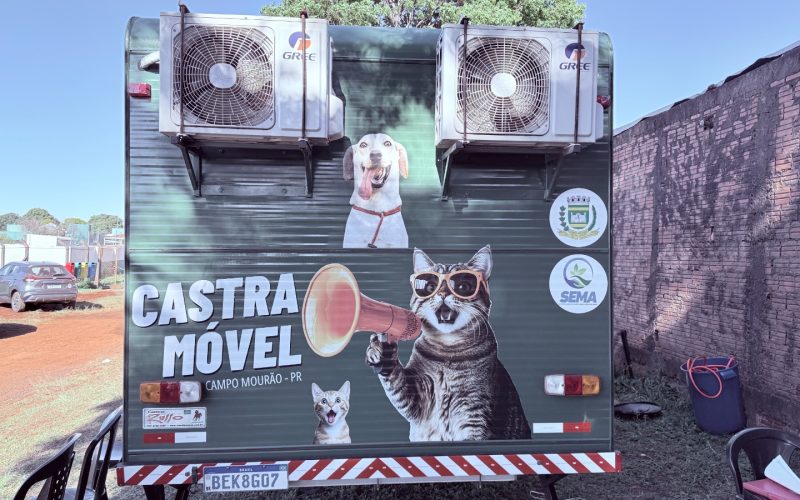 Prefeitura de Campo Mourão realiza inscrições para o Castramóvel neste sábado (28)