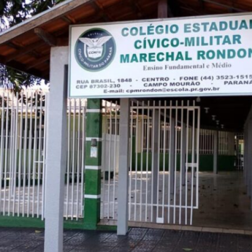 Professora é agredida por aluno em colégio cívico-militar de Campo Mourão