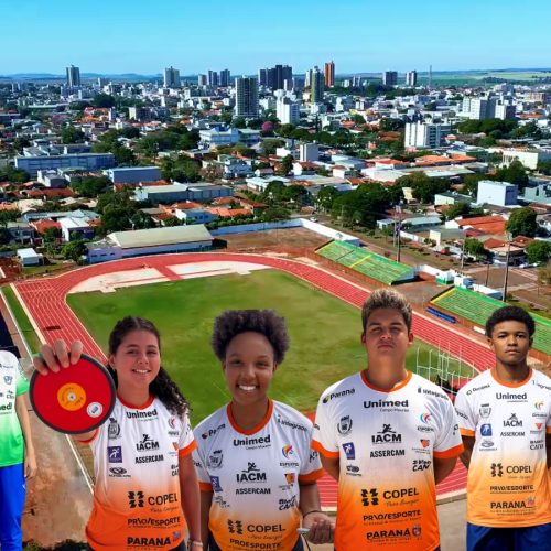 Campo Mourão terá 5 atletas e um treinador na Seleção Brasileira de Atletismo