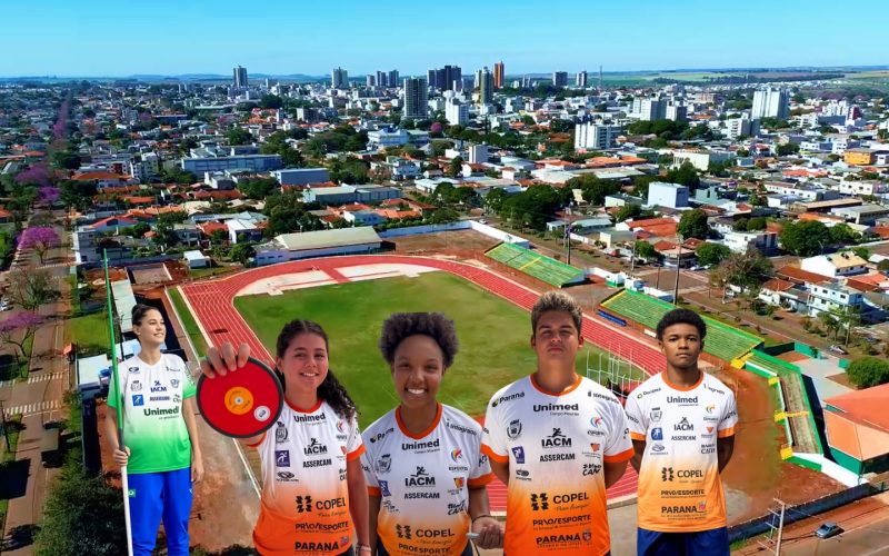 Campo Mourão terá 5 atletas e um treinador na Seleção Brasileira de Atletismo