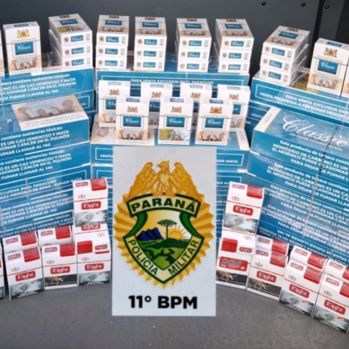 Polícia apreende cigarros contrabandeados em Luiziana