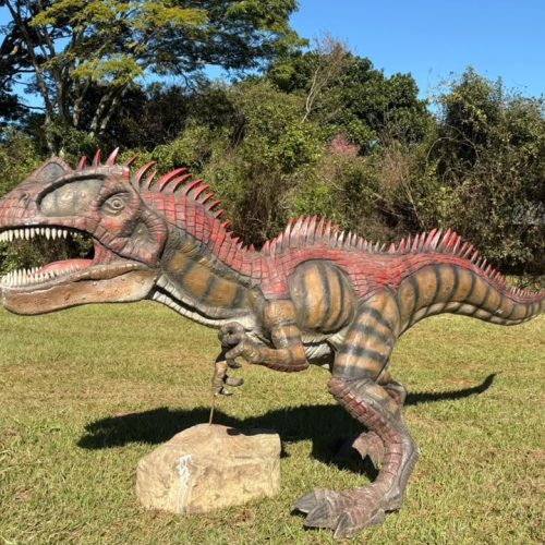 Parque de dinossauros leva réplicas gigantes e experiência interativa à 31ª Festa Nacional do Carneiro no Buraco