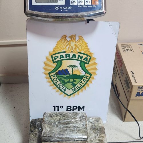 Empresa descobre 08 kg de maconha ao descarregar caçamba de entulhos