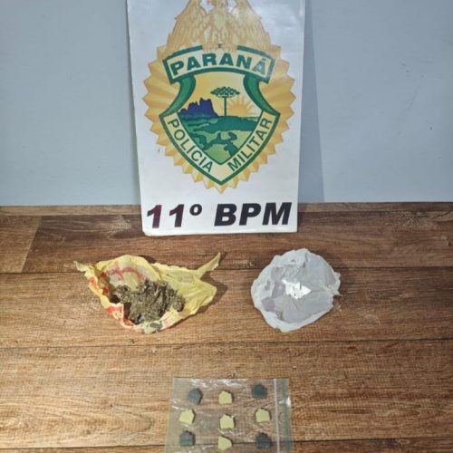 Homem é preso por tráfico de drogas no Distrito de Sertãozinho em Engenheiro Beltrão